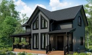 Проекты каркасных домов с террасой от 3662 рублей | Строй-Крк