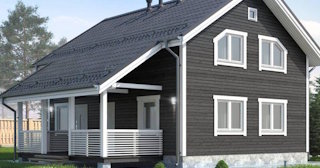 Каркасный дом под ключ в Коркино - Строй-Крк, строительство недорого от 135993 руб.