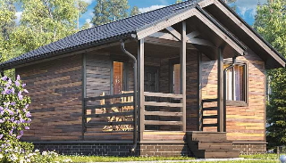 Проект бани 3 на 3 в Коркино | Разработка и планировка от Строй-Крк от 3662 рублей