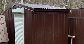 Сарай из металлопрофиля в Коркино для дачи от Строй-Крк  от 41844 рублей